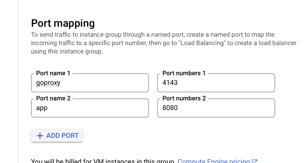 Instance Group