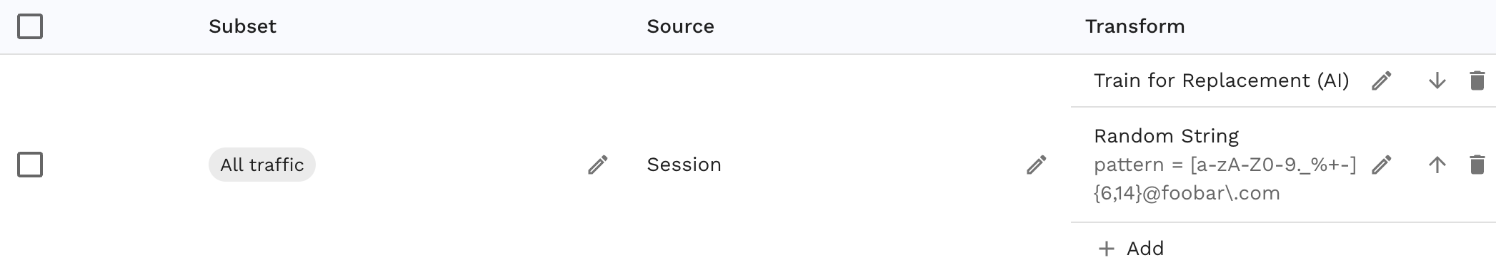 smart replace transform